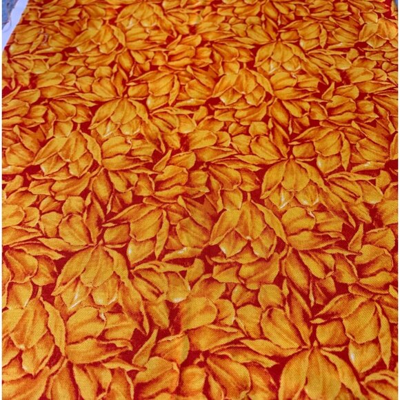 E.E. Schenck Just Petals Galaxy Collection Cotton Fabric 18"x22" Bright Yellow F - Picture 1 of 10